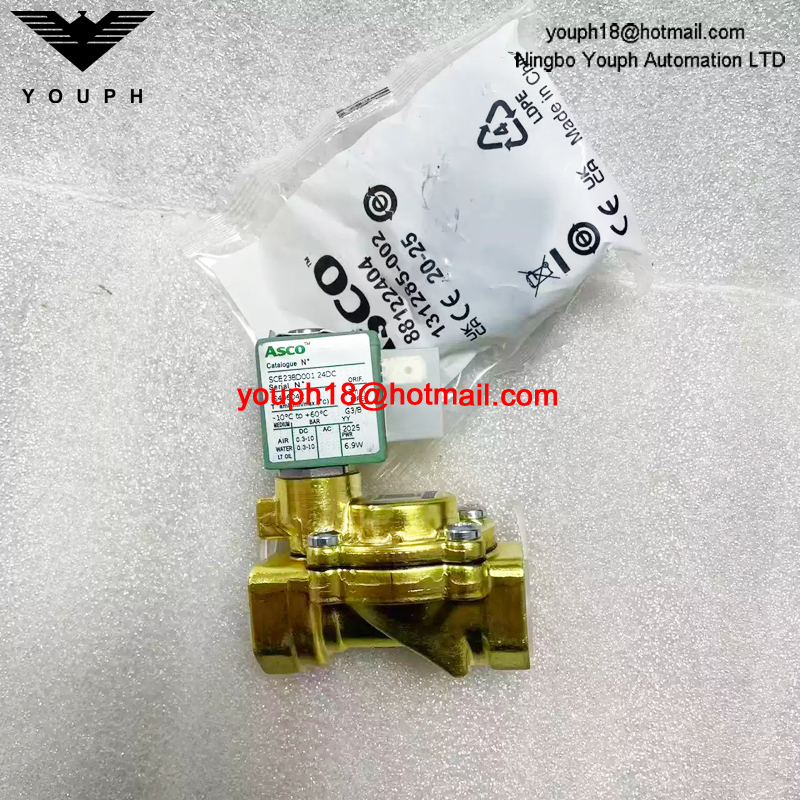 SCE238D001 24DC ASCO G3/8 0.3-10 Bar Solenoid Valve