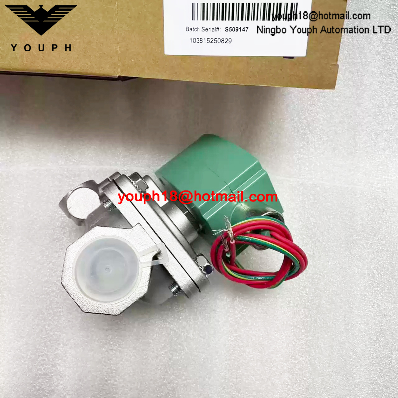 8210G089 24DC ASCO 1NPT Stainless Steel Solenoid Valve