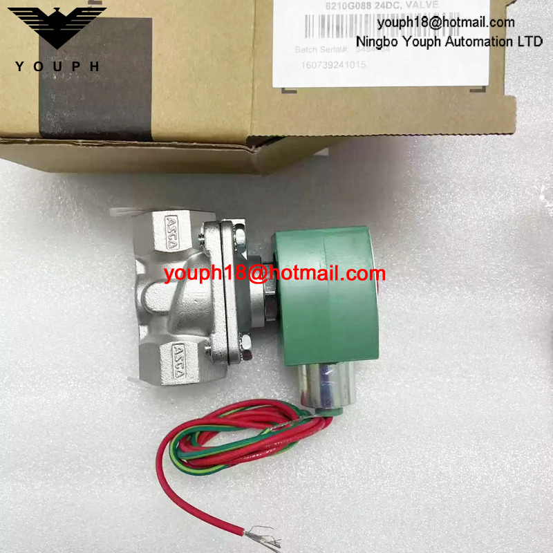 8210G088 24DC ASCO 3/4NPT Stainless Steel Electromagnetic Valve