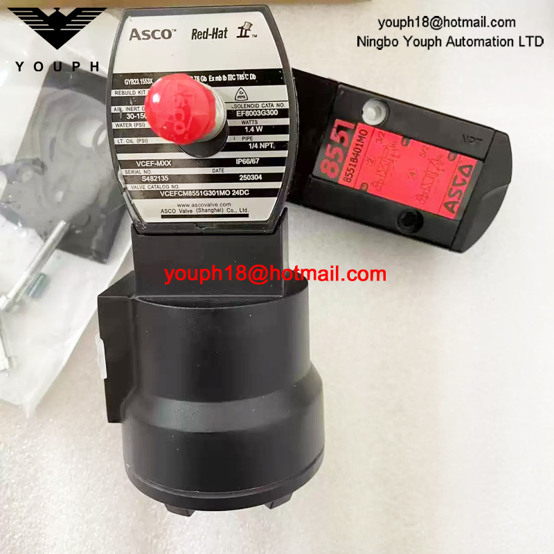 VCEFCM8551G301MO 24DC ASCO 1/4NPT Explosion-Proof Solenoid Valve