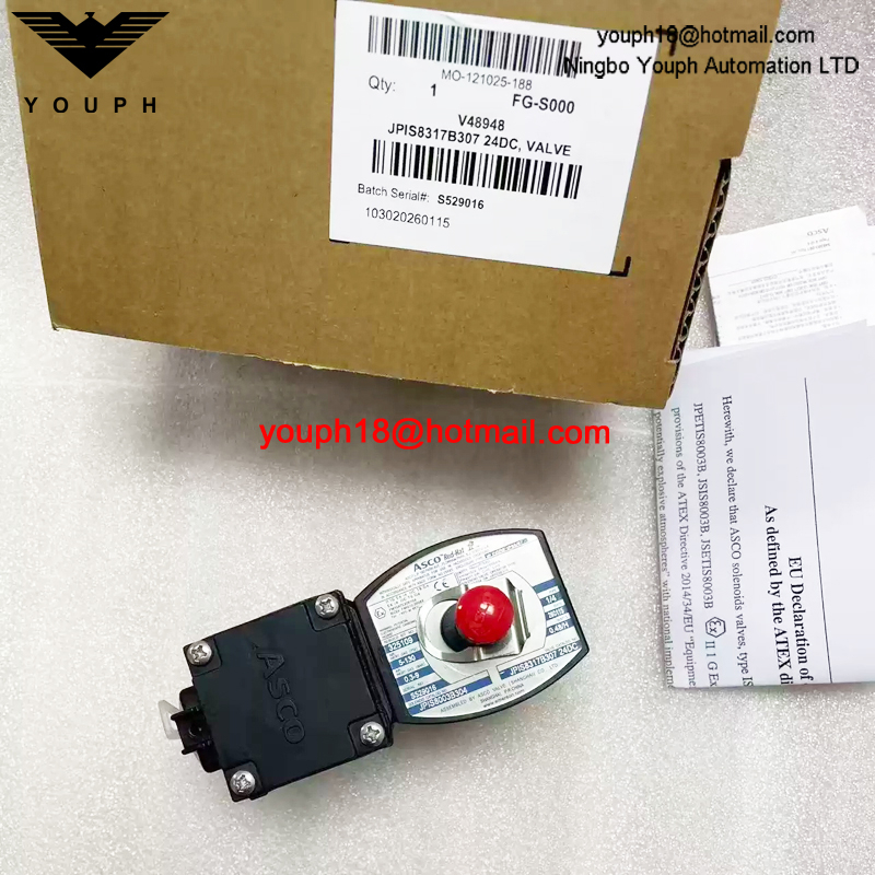 JPIS8317B307 24DC ASCO 1/4NPT IS Explosion-Proof Solenoid Valve