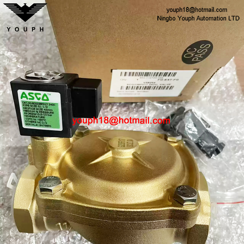 SCG238F017 24DC ASCO G1 1/2 Solenoid Valve