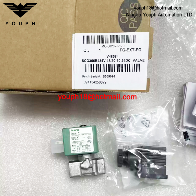 SCG356B434V 24DC ASCO G1/4 Solenoid Valve
