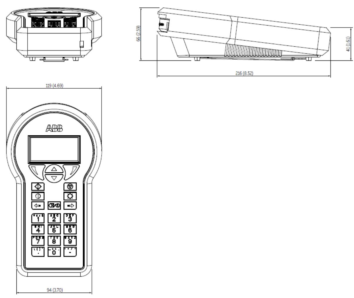 DHH805A Dimensions Diagram