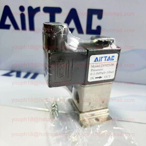 Airtac 2V025-08 G1/4" 2V Series Fluid Control Solenoid Valve