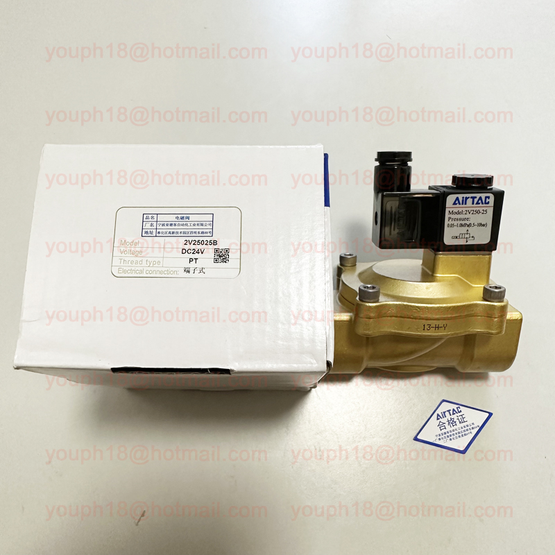 Airtac 2V250-25 G1" 2V Series Fluid Control Valve