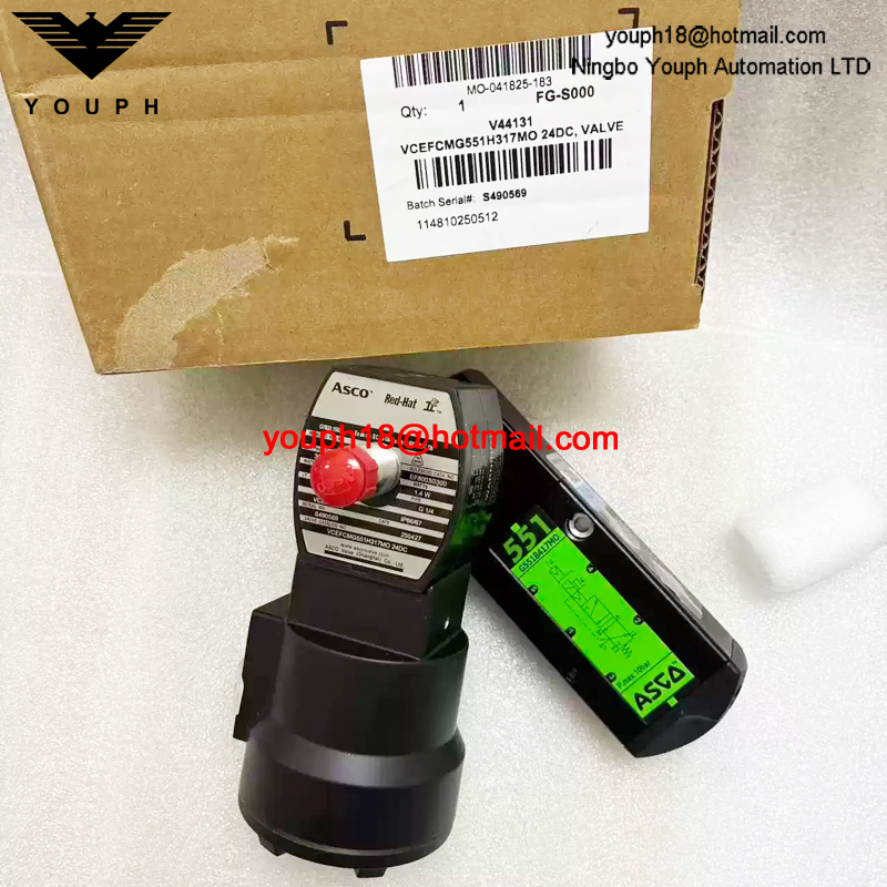 VCEFCMG551H317MO 24DC ASCO G1/4 Ex-Proof Solenoid Valve