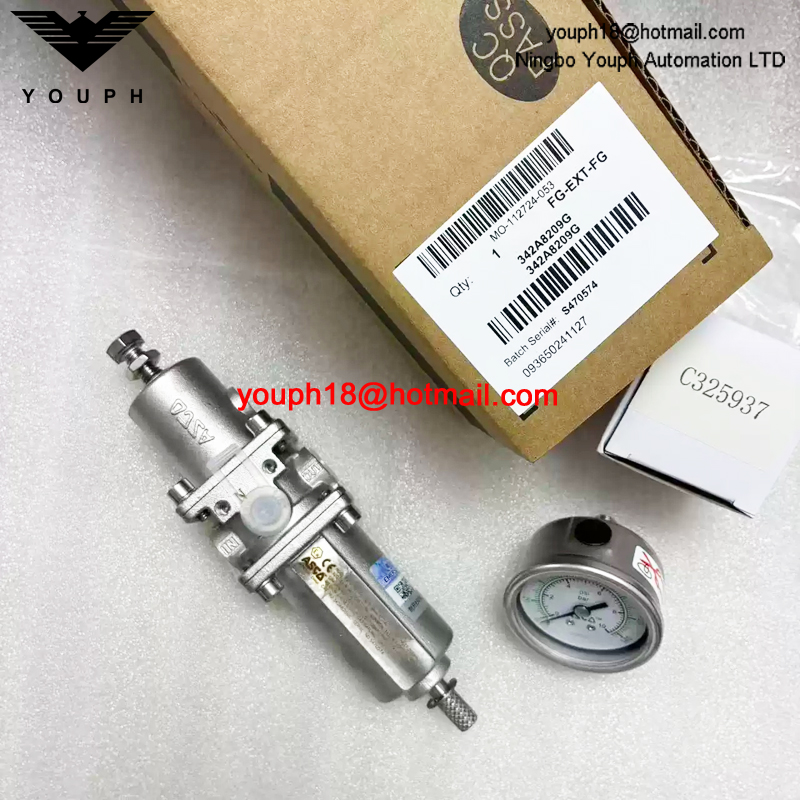 342A8209G ASCO 1/4NPT Stainless Steel Air Filter Regulator