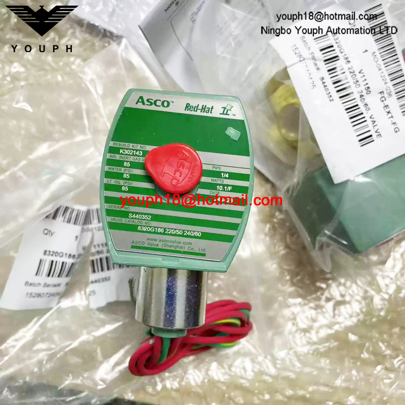 8320G186 220/50 ASCO 1/4NPT Electromagnetic Valve