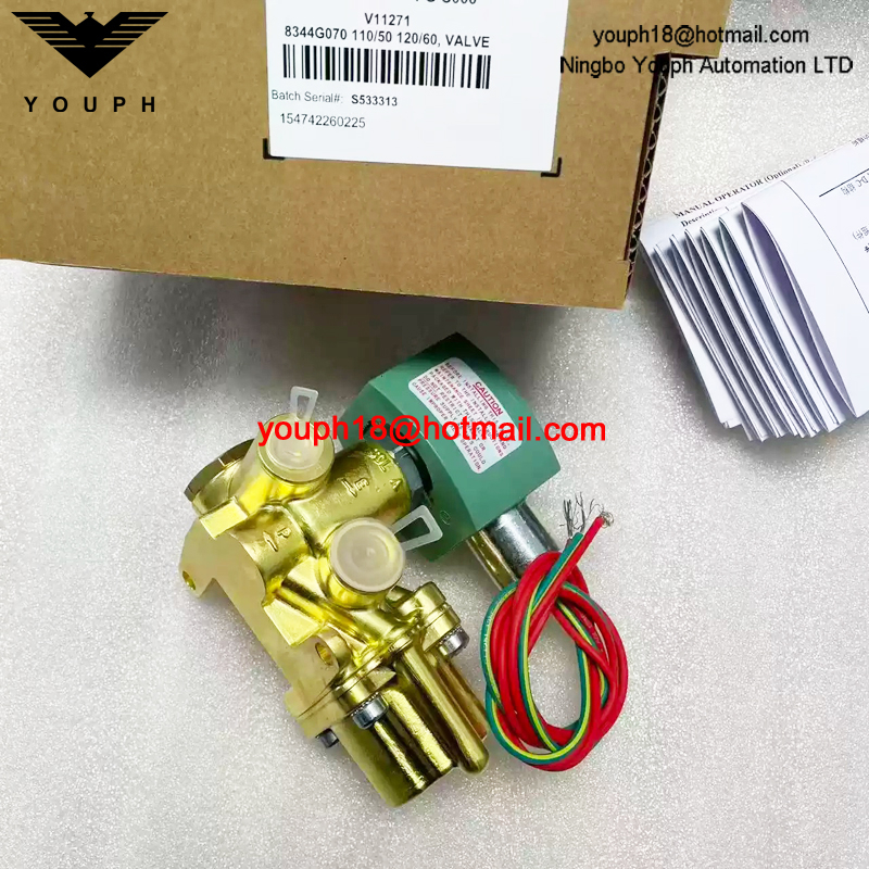8344G070 110/50 120/60 ASCO 1/4NPT Electromagnetic Valve