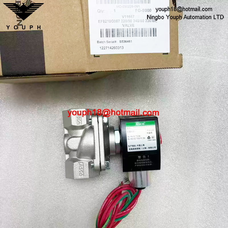 EF8210G087 220/50 ASCO 1/2NPT Explosion-Proof Solenoid Valve