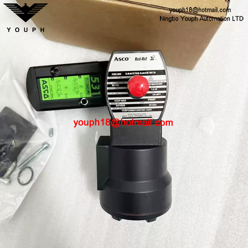 VCEFCM8531G301MO 24DC ASCO 1/4NPT Explosion-Proof Solenoid Valve