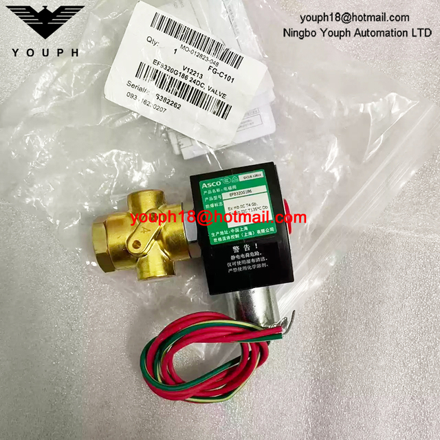 EF8320G186 24DC ASCO 1/4NPT Solenoid Valve