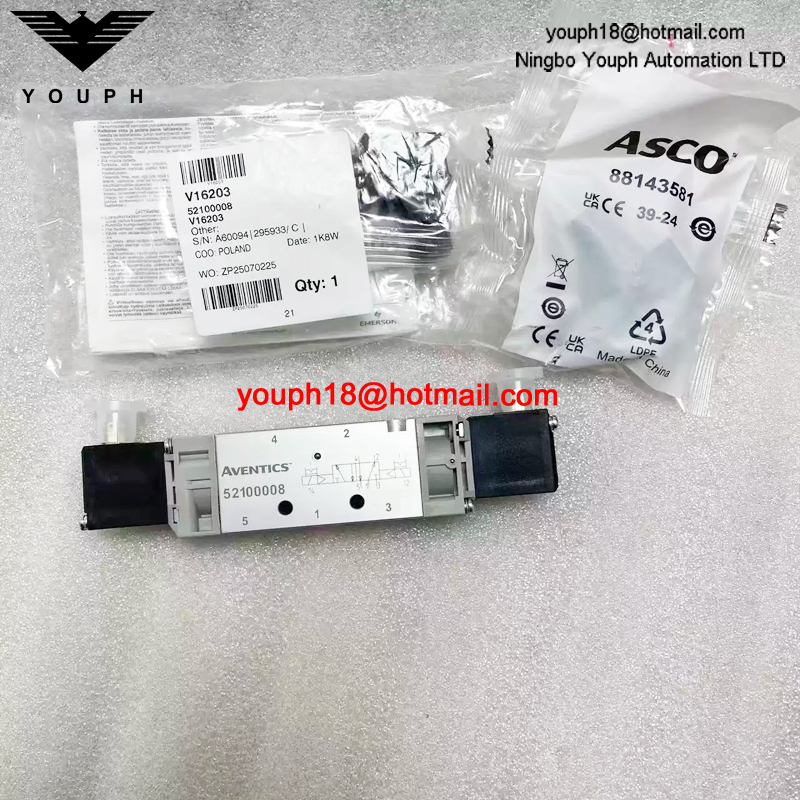 52100008 AVENTIC G1/4 230VAC Solenoid Valve
