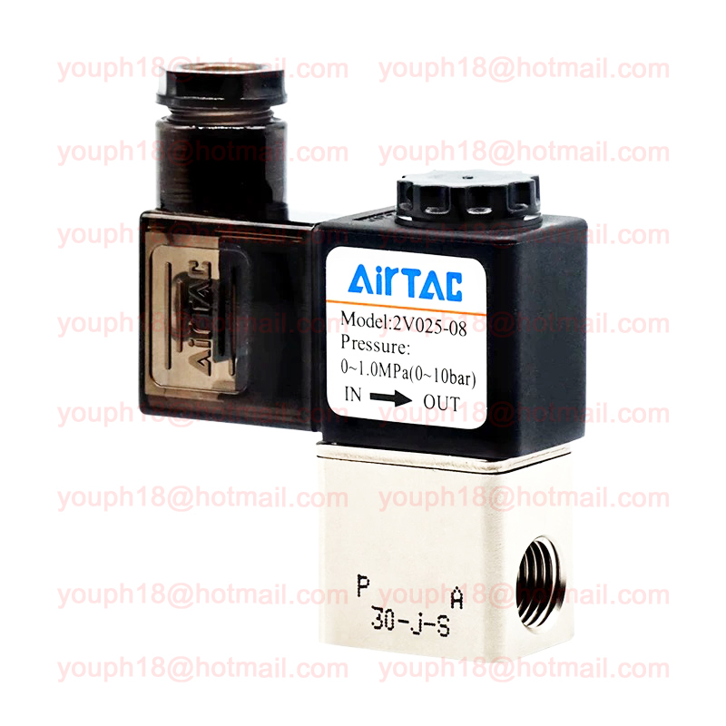 Airtac 2V025-08 G1/4" 2V Series Fluid Control Solenoid Valve