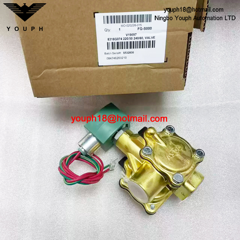 8316G074 220/50 ASCO 3/4NPT Solenoid Valve