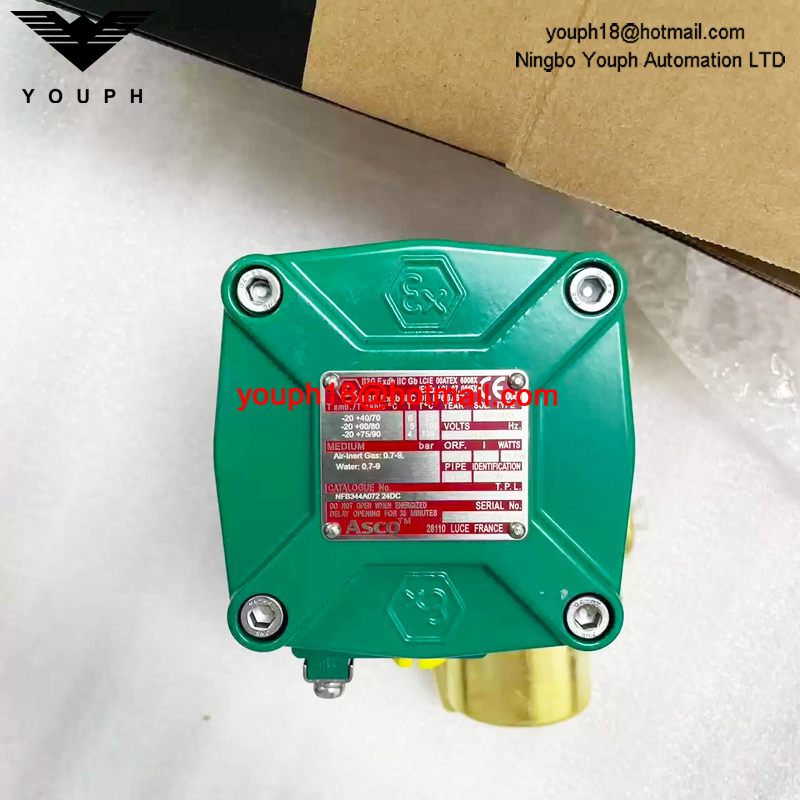NFB344A072 24DC ASCO 3/8NPT Explosion-Proof Solenoid Valve