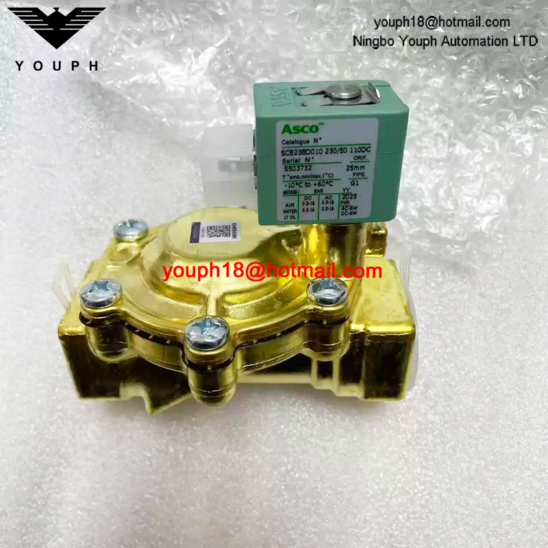 SCE238D010 230/50 110DC Asco G1 0.3-16bar Solenoid Valve