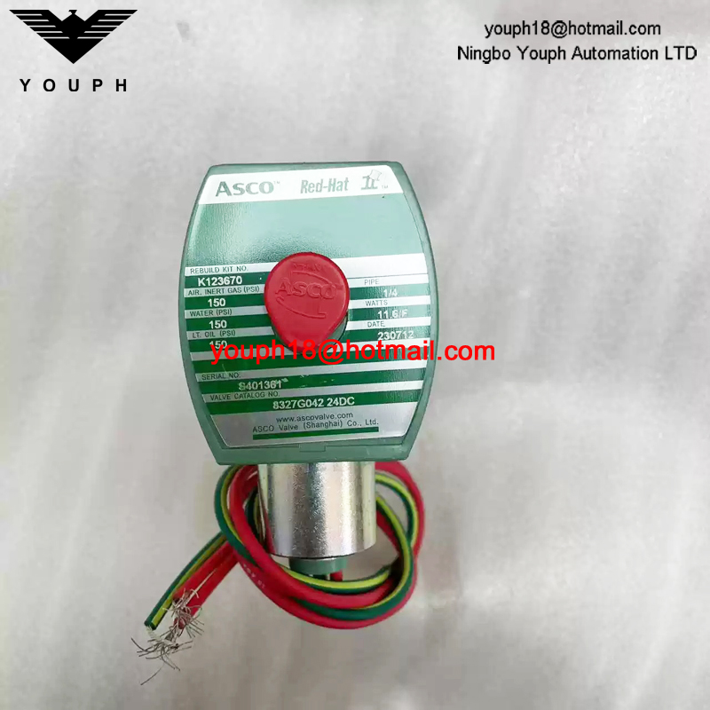 8327G042 24DC ASCO 1/4NPT Solenoid Valve