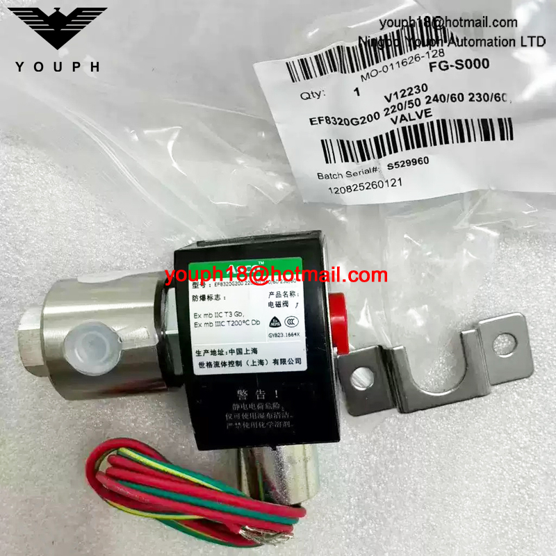 EF8320G200 220/50 230/60 Asco 1/4NPT Explosion-Proof Solenoid Valve