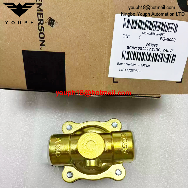 SC8210G002V 24DC ASCO 1/2NPT Solenoid Valve