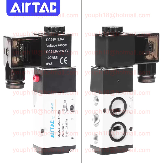 Airtac 4M210-06 G1/8" 4M210-08 G1/4" 4M (NAMUR) Series Solenoid Valve