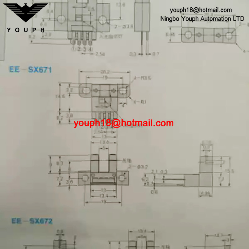 EE-SX671 EE-SX674 Omron Photoelectric Sensor