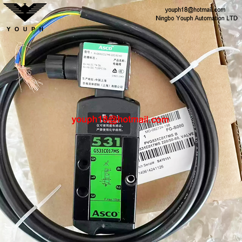 PVG531C017MS 220/50 ASCO G1/4 Explosion-Proof Solenoid Valve