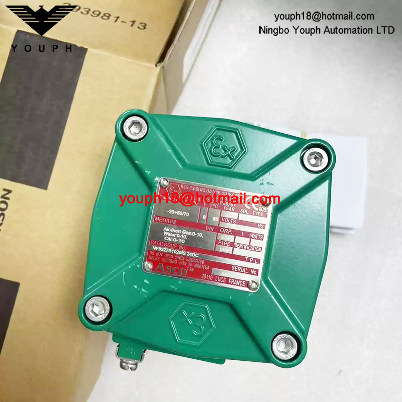 NF8327B102MS 24DC ASCO 1/4NPT Explosion-Proof Solenoid Valve