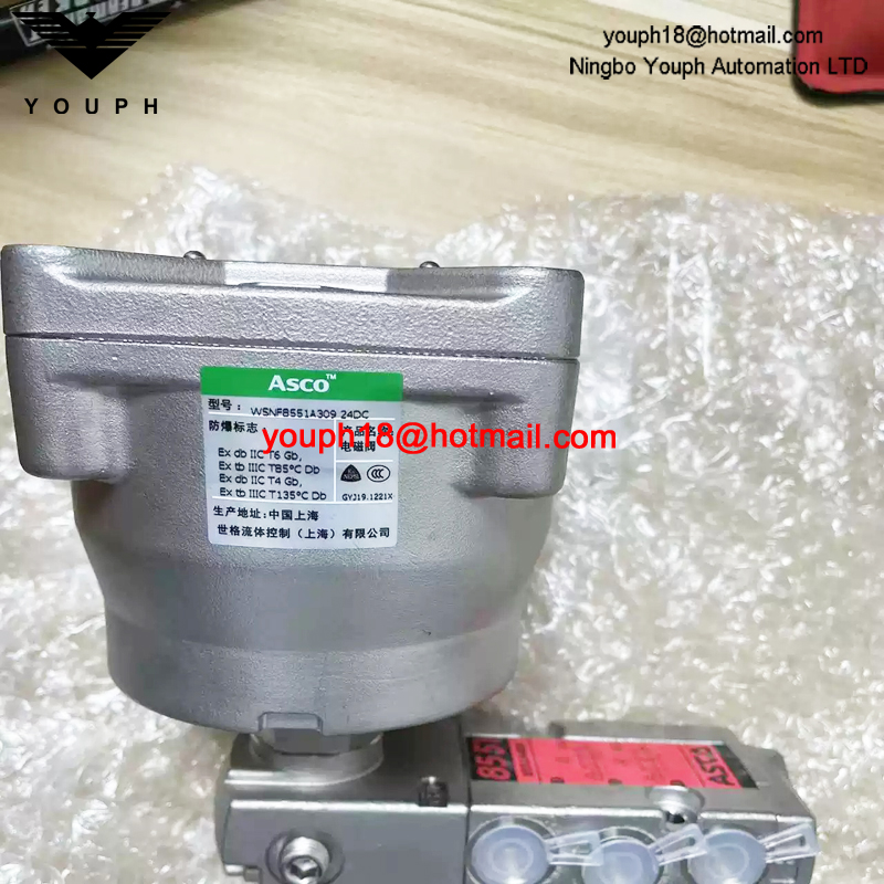WSNF8551A309 24DC ASCO 1/4NPT Explosion-Proof Solenoid Valve