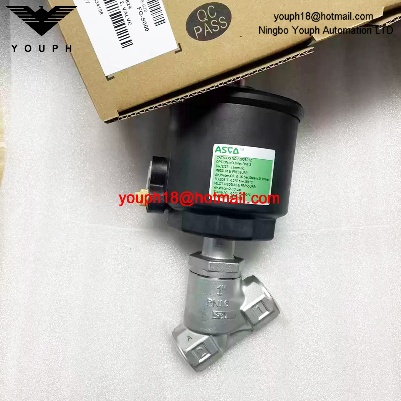 E290B072 ASCO Pneumatic Angle Valve G1(DN 25)