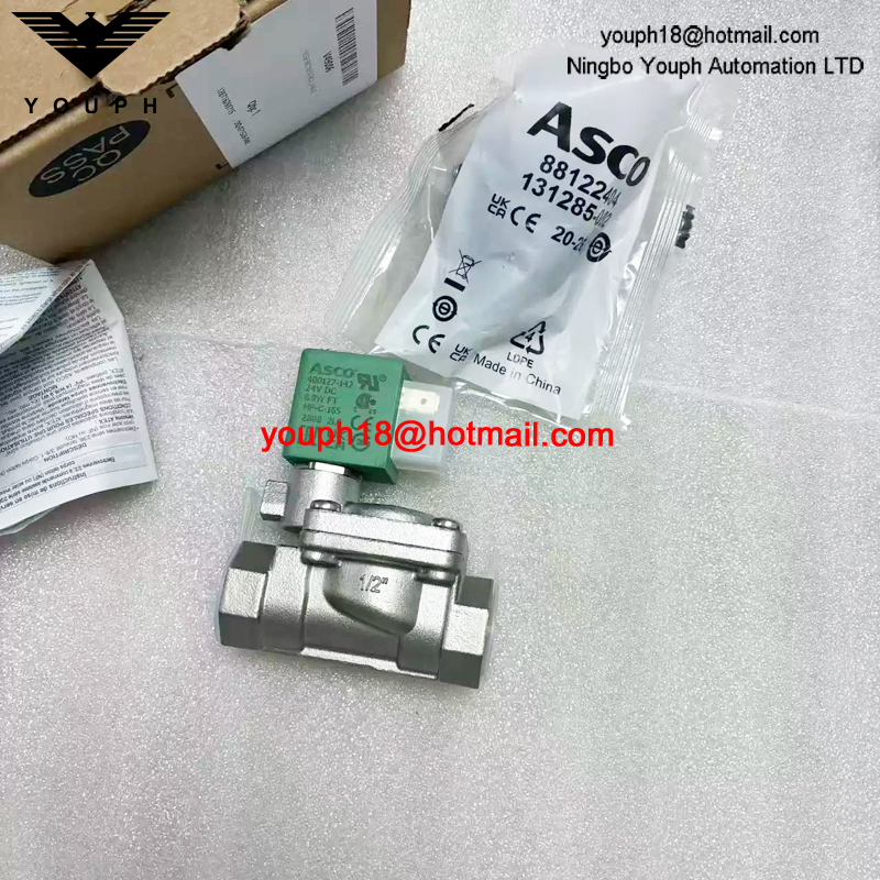 SCG238D102V 24DC ASCO G1/2 Stainless Steel Solenoid Valve