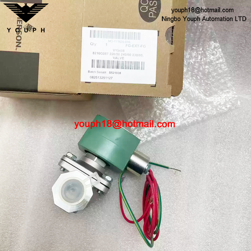 8210G087 220/50 ASCO 1/2NPT Stainless Steel Solenoid Valve