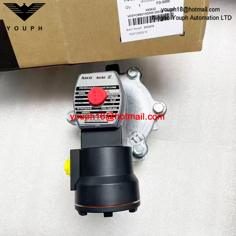 VCEFCM8215G050 220/50 ASCO G1 Ex-Proof Gas Solenoid Valve
