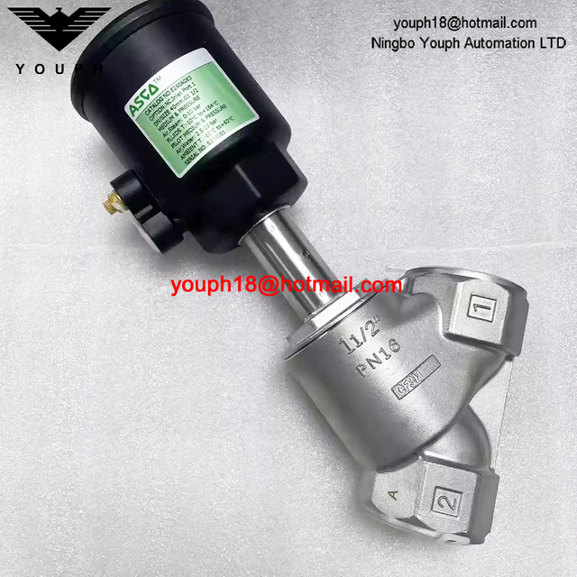 E290A083 ASCO G1 1/2(DN 40) Pneumatic Angle Seat Valve