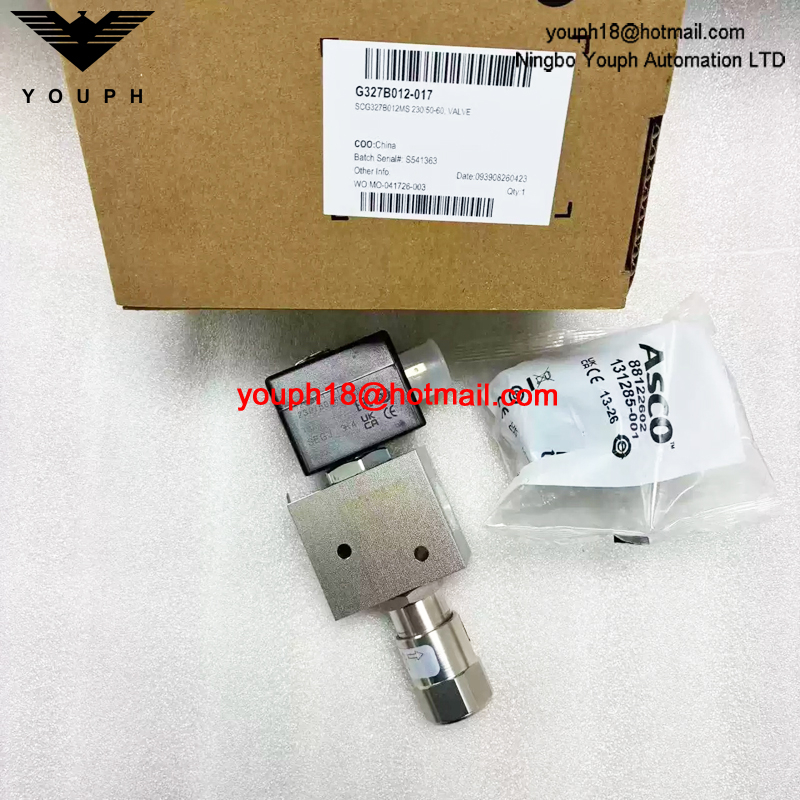 SCG327B012MS 230/50-60 ASCO G1/4 Solenoid Valve