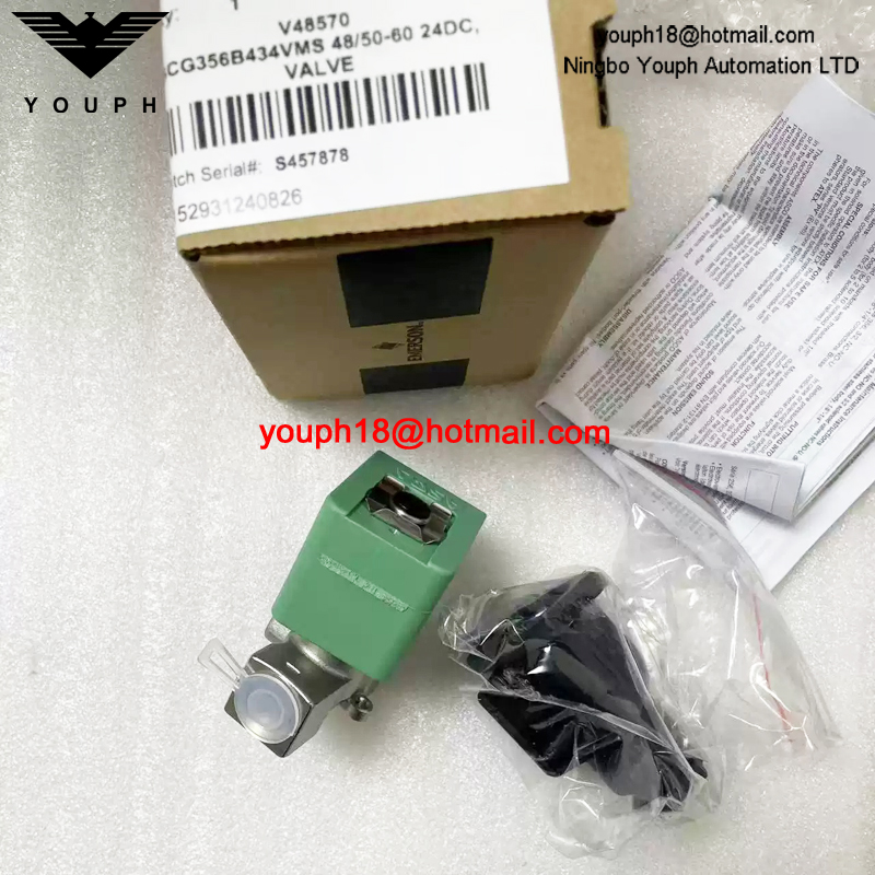SCG356B434VMS 24DC ASCO G1/4 Stainless Steel Solenoid Valve