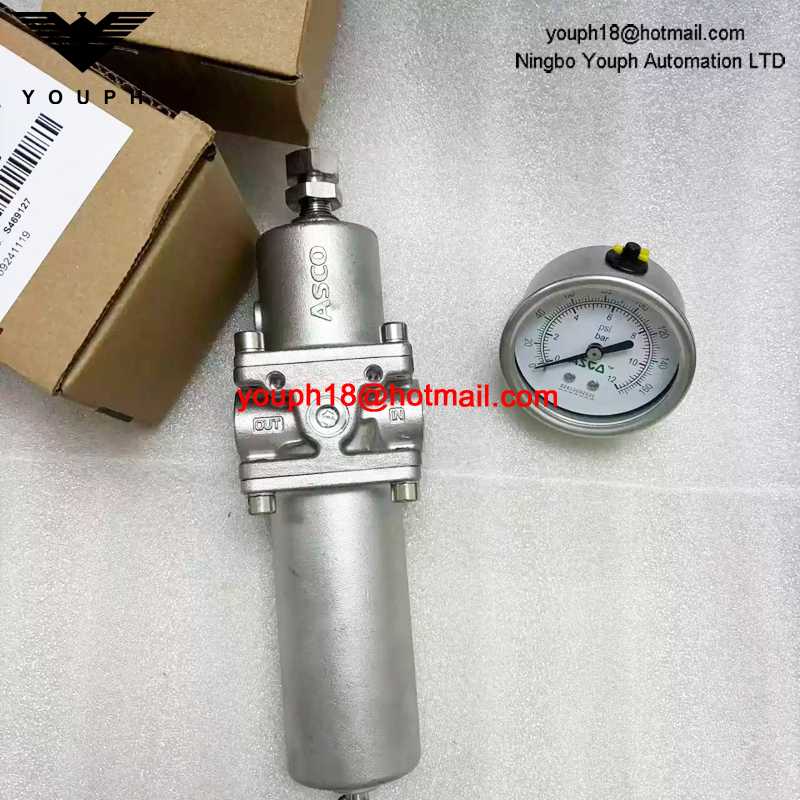 342A8205G ASCO 1/4NPT 5um Stainless Steel Filter Regulator