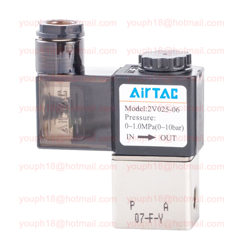 Airtac 2V025-06 G1/8" 2V Series Fluid Control Valve