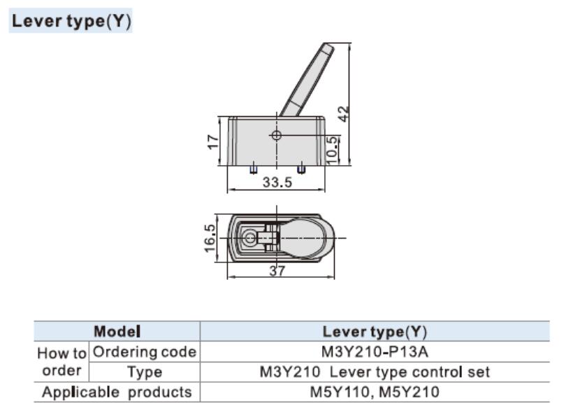 M5Y210-06 Dimensions Diagram
