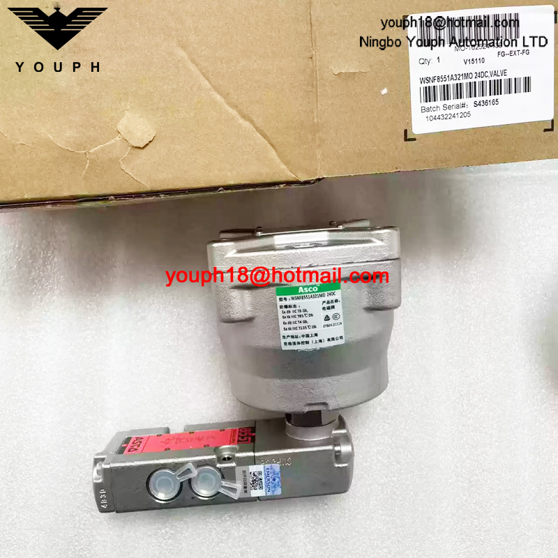 WSNF8551A321MO 24DC ASCO 1/4NPT Stainless Steel Explosion-Proof Solenoid Valve