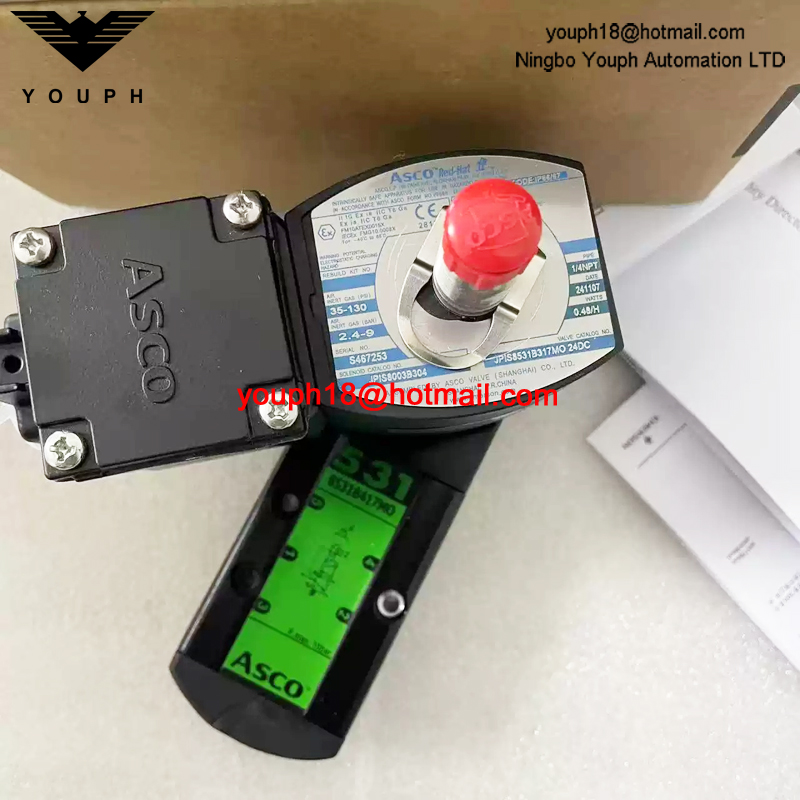 JPIS8531B317MO 24DC ASCO 1/4NPT Ex-Proof Solenoid Valve
