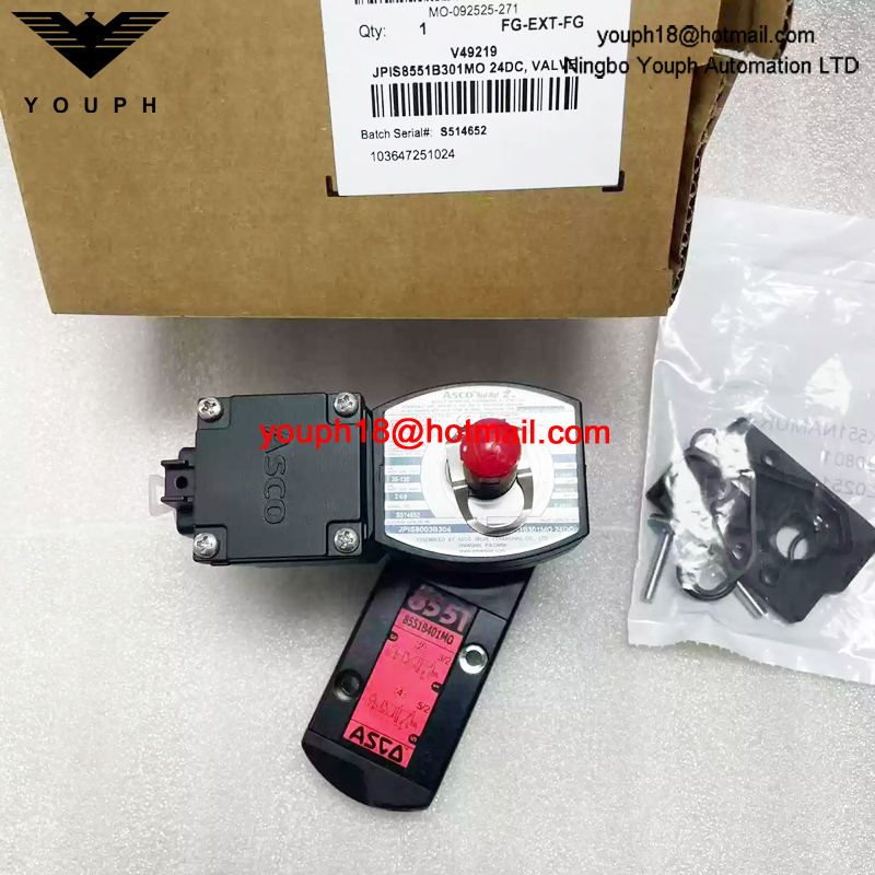 JPIS8551B301MO 24DC ASCO 1/4NPT Explosion-Proof Solenoid Valve