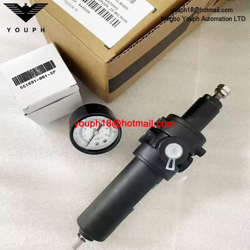 8641APK01QA00HQ ASCO 1/4NPT Air Filter Regulator