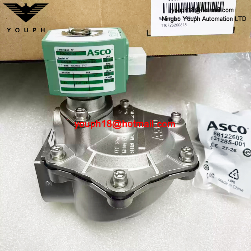 SCG353G134 24DC ASCO G1 1/2 Stainless Steel Pulse Jet Valve