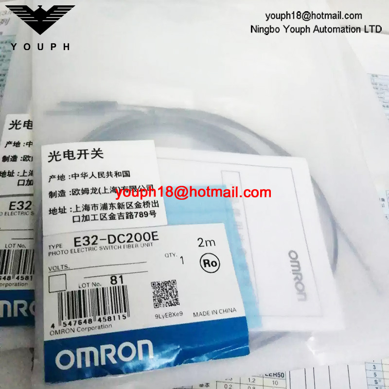 E23-DC200E Omron Fiber Optic Sensor