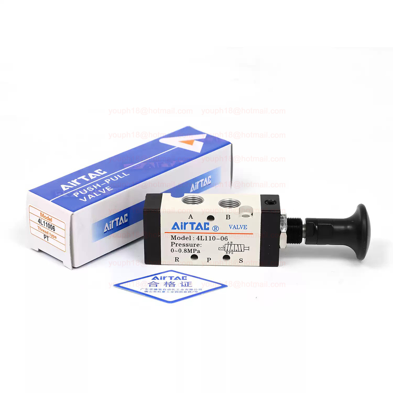 Airtac 4L310-10 G3/8" 5/2-way 4L Series Push-pull Valve