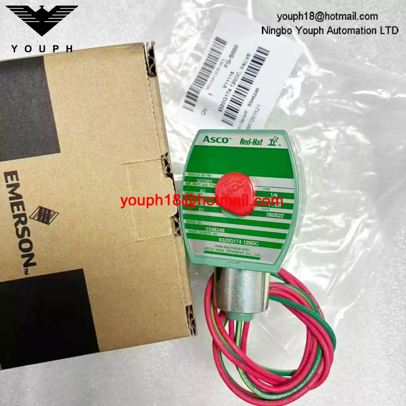 8320G174 120DC ASCO 1/4NPT Electromagnetic Valve