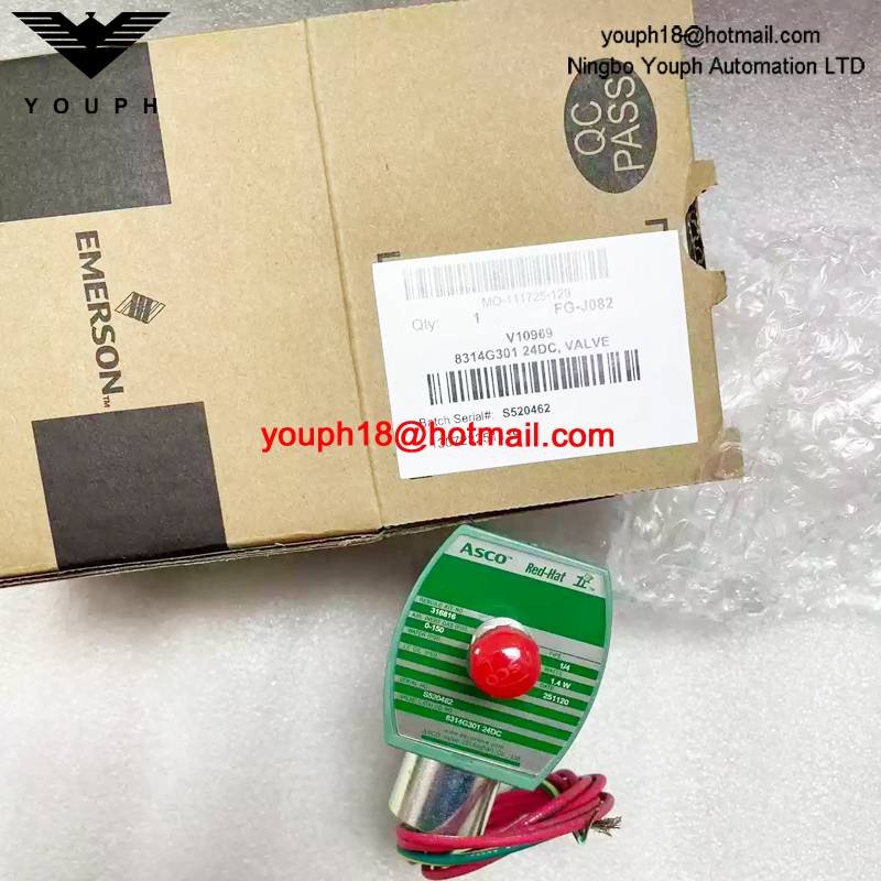8314G301 24DC ASCO 1/4NPT Solenoid Valve