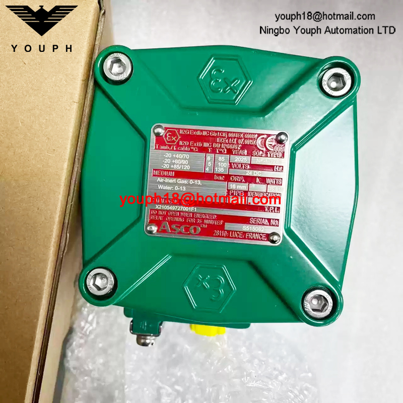 X210549727001F1 ASCO 1/2NPT Explosion-Proof Solenoid Valve